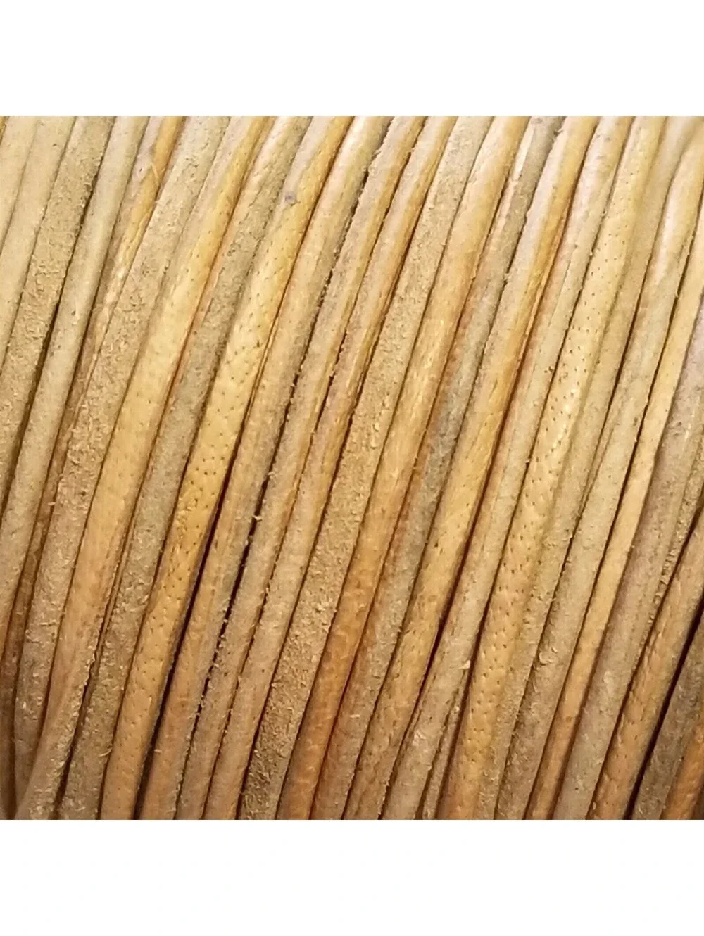 10 Ft Natural Tan Real Leather 1mm Necklace Cord